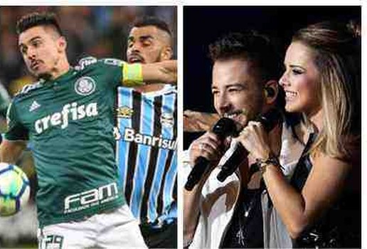 Sandy e junior gremio e palmeiras