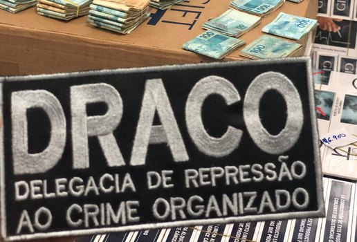 Cigarros contrabandeados apreendidos pela Polícia Civil na PB.