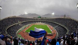 Estádio Azadi, em Teerã, no Irã