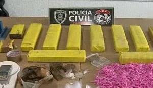 Polícia Civil apreende mais de 12 quilos de maconha em João Pessoa