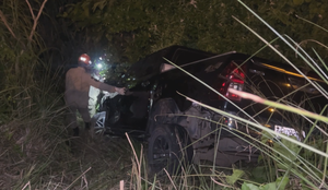 A motorista não teve ferimentos graves.