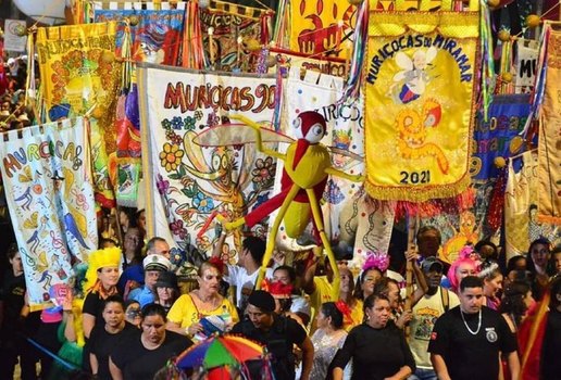 Desfile das Muriçocas do Miramar, em João Pessoa