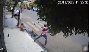 Vídeo: mototaxista escapa de tentativa de homicídio no interior da PB