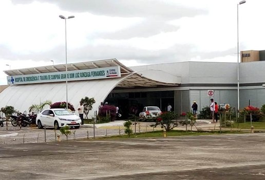 Hospital de Trauma de Campina Grande, no Agreste paraibano.