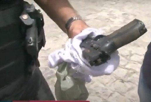 A arma do policial penal foi encontrada pela polícia após uma denúncia