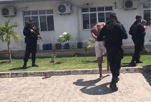 Equipes da Polícia Penal encaminharam os suspeitos à Central de Polícia