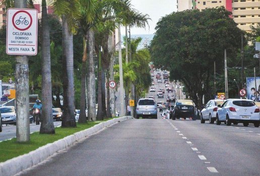 Avenida Presidente Epitácio Pessoa, na capital paraibana.