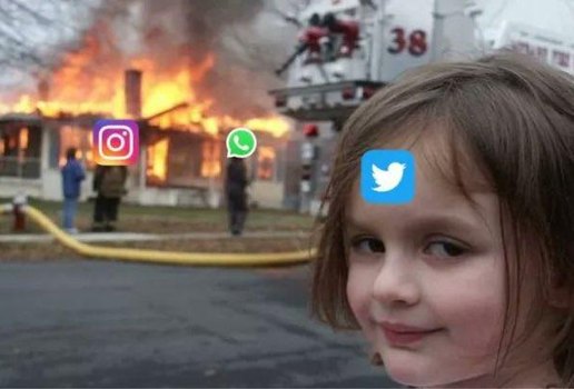 Queda do Whatsapp, Instagram e Facebook geram memes no Twitter: "Indestrutível"