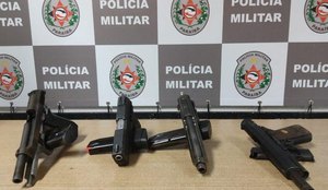 Policia Militar prende suspeita com quatro armas de fogo em hotel na zona norte da Capital 800x445