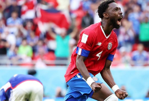 Fuller deu nome ao gol que selou a vitória da Costa Rica