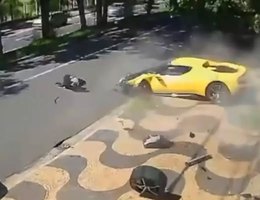 Acidente com ferrari em campinas