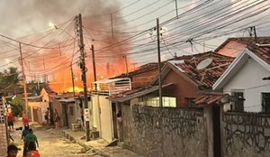 Incendio no alto do ceu mandacaru jp