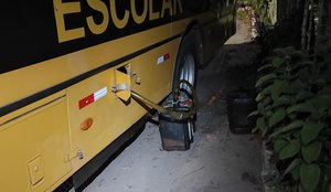 Roubo combustivel onibus