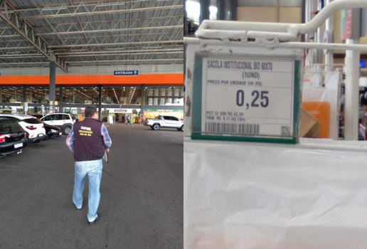 Procon autua supermercados por cobrança de sacolas em João Pessoa
