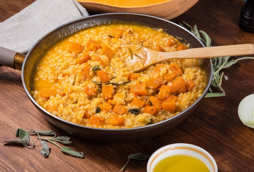Risoto de abóbora (Imagem: Ostranitsa Stanislav | Shutterstock)