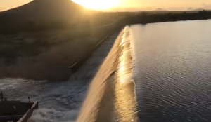 Barragem da Farinha, em Patos, próxima ao açude onde ocorreu o acidente.