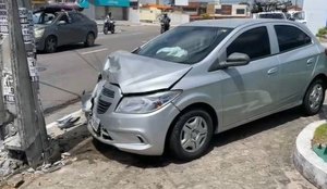 O acidente ocorreu na rua das Trincheiras.