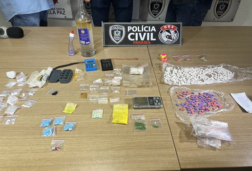 Polícia Civil prende dupla e apreende mais de 500 comprimidos de ecstasy na PB