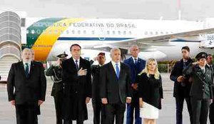 Durante visita Bolsonaro promete fortalecer parceria com Israel