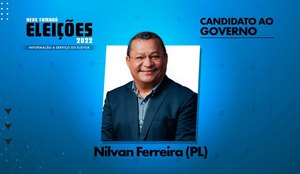 Nilvan Ferreira é candidato pelo Partido Liberal.