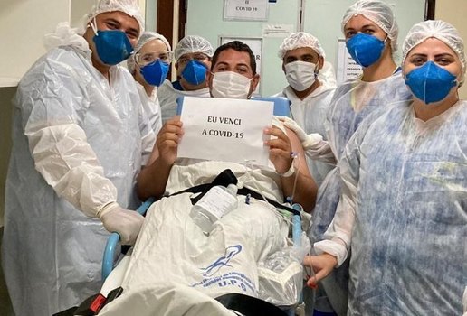 Hospital de Trauma de Joao Pessoa registra primeira alta da UTI Covid 19