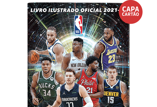 Livro ilustrado da NBA.