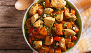 Frango com abóbora (Imagem: Sergii Koval | Shutterstock)