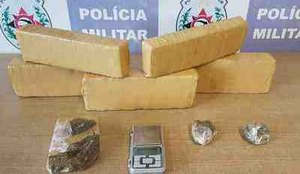 Policia Militar da Paraiba apreende drogas com suspeito de integrar grupo criminoso do Rio Grande do Norte