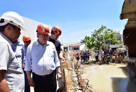 Governador vistoria rompimento