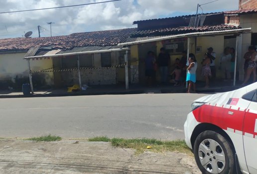 Local do homicídio no bairro do Cristo, em João Pessoa.