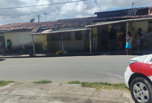 Local do homicídio no bairro do Cristo, em João Pessoa.