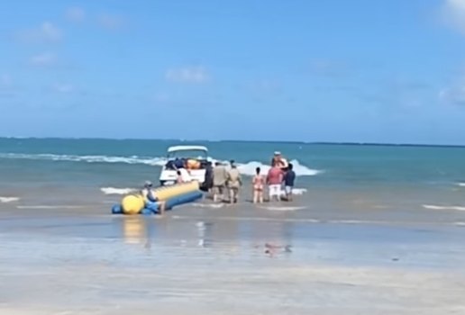 Acidente aconteceu na praia do Poço.