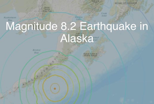 Tremor sacudiu o Sudoeste do Alaska