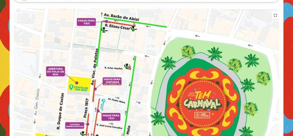 Mapa Semob Folia de Rua