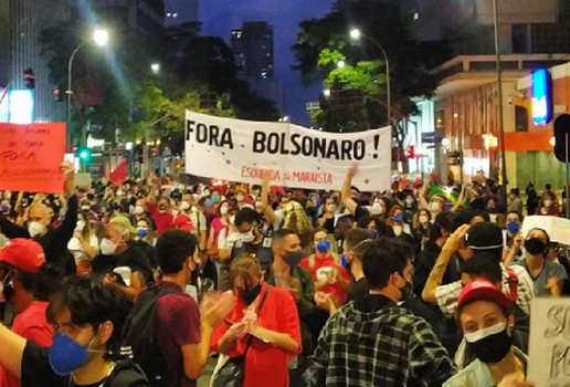 Atos contra Bolsonaro XV em Curitiba Foto Repproducao Instagram nanna diass
