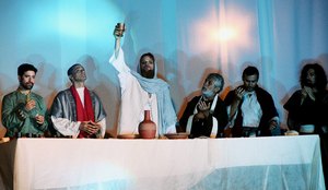 Encenação da Paixão de Cristo realizada em João Pessoa no período de Páscoa