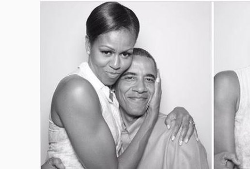 Barack obama e esposa