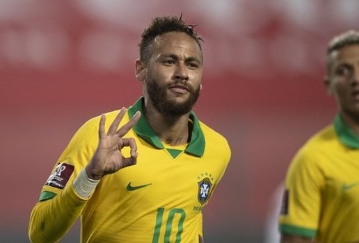 Neymar chegou a 69 gols em 113 jogos com a camisa da Seleção