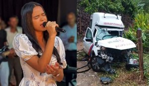 Cantora gospel morre, aos 18 anos, em acidente de carro na Bahia