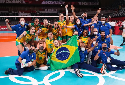 Seleção brasileira está na final do vôlei de praia