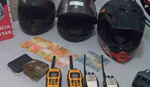 Operacao Cidade Segura apreende radios comunicadores que eram usados por traficantes de drogas em Rio Tinto