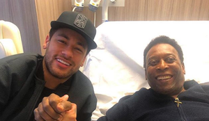 NEYMAR E PELE 08 04 2019