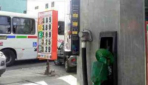 Aumento da gasolina posto combustiveis