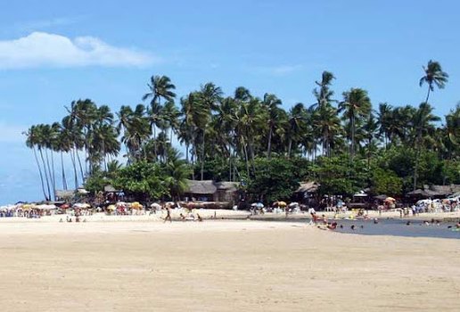 Praia de Jacarapé, no Litoral Sul de João Pessoa.