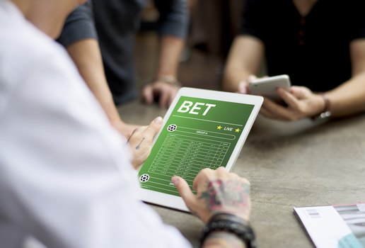 People bet soccer game match internet