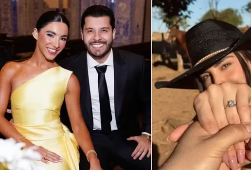 Murilo Huff e Gabriela Versiani anunciam noivado