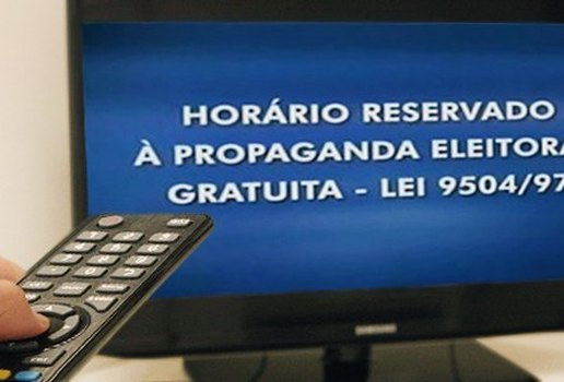 A propaganda para governador e presidente da República será veiculada na televisão de segunda à sábado