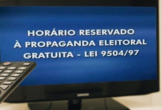 A propaganda para governador e presidente da República será veiculada na televisão de segunda à sábado