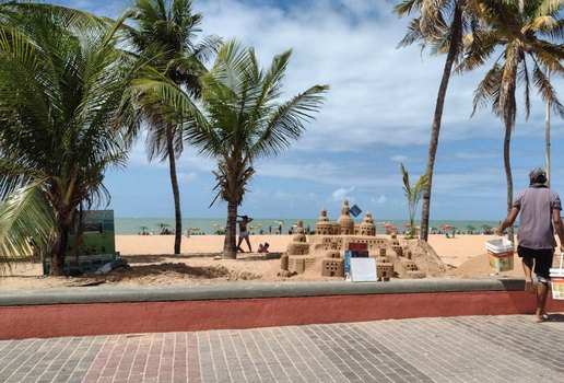 Praia de Tambaú, em João Pessoa.