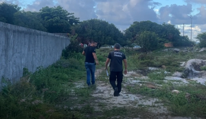 Local onde o corpo da jovem foi encontrado.